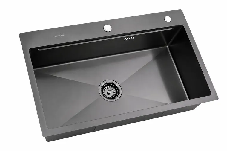 bacha de cocina de acero inoxidable Grafito